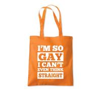 I Can't Even Think Straight Tote Shopping Bag 10 Litres Capacity 42 x 38cm
