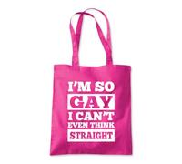 I Can't Even Think Straight Tote Shopping Bag 10 Litres Capacity 42 x 38cm