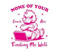 I Can't find Your Emails. I'm so Funny. Wall Decals 41x48cm Personalized Customization Rosered