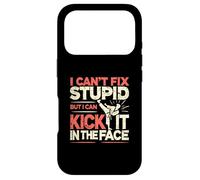 I Can't Fix Stupid But I Can Kick It In The Face Taekwondo Case for iPhone 17 Pro