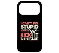 I Can't Fix Stupid But I Can Kick It In The Face Taekwondo Case for iPhone 17 Pro Max