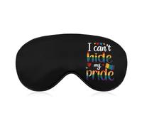 I Can't Hide My Proud LGBT Sleep Mask Eye Cover for Sleeping Men Women Light Blocking Travel Blindfold