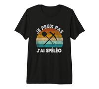 I Can't I Caving Underground Cavity Caving Retro Premium T-Shirt