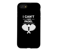 I Cant I Have Padel - Funny Padel Pun Addicted Case for iPhone SE (2020) / 7/8