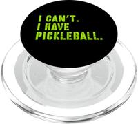 I Can't I Have Pickleball, Sarcastic, Funny Pickleball PopSockets PopGrip for MagSafe