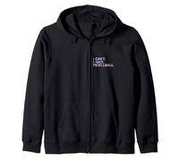 I Can't I Have Pickleball, Sarcastic, USA, Funny Pickleball Zip Hoodie