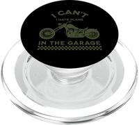 I Cant I Have Plans In The Garage Mens Motorcycle Mechanic PopSockets PopGrip for MagSafe