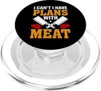 I Cant I Have Plans With Meat PopSockets PopGrip for MagSafe