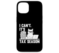I Can't It's Tax Season Funny Cat Accounting Tax Day Case for iPhone 13