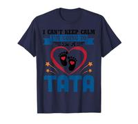 I Can't Keep Calm Going to Be A Tata New Grandpa Grandkids T-Shirt