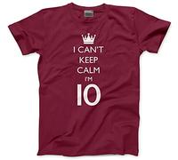 I Can't Keep Calm I'm 10 - Kids T-Shirt - 10th Birthday Girl Boy 10 Years Old Birthday 10 Years Old Party 10th 2012 2013 9-11 Years Maroon
