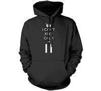 I Can't Keep Calm I'm 11 Unisex Hoodie - Black 12-13 Years
