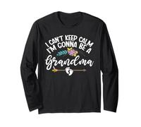 I Can't Keep Calm I'm Gonna Be A Grandma New Grandma Parent Long Sleeve T-Shirt