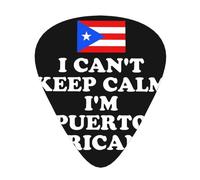 I Can'T Keep Calm I'M Puerto Rican Guitar Pick 12 Packs Guitar Plectrums Best Musical Gift Including 0.46mm/0.71mm/0.96mm