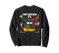 I Can't Keep Calm It's Christmas And My Daughter's Birthday Sweatshirt