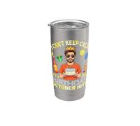 I Can't Keep Calm It's My Birthday On October 10th Happy Me Stainless Steel Insulated Tumbler