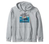 I Can't Keep Calm It's My First Cruise Zip Hoodie