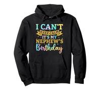 I Can't Keep Calm It's My Nephew Birthday Tie Dye Bday Party Pullover Hoodie