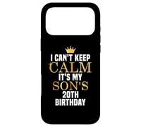 I Can't Keep Calm Its My Son's 20th Birthday Golden Bday Case for iPhone 17 Pro Max