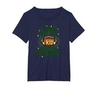 I Can't Keep Calm My Kid Plays Football T-Shirt, Women's Plus, Navy, 4X