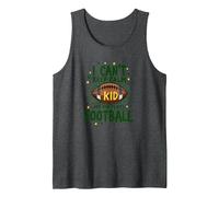 I Can't Keep Calm My Kid Plays Football Tank Top, Men, Dark Heather Grey, M