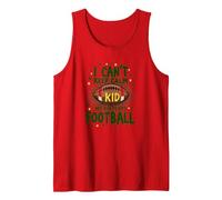 I Can't Keep Calm My Kid Plays Football Tank Top, Men, Red, XXL