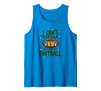 I Can't Keep Calm My Kid Plays Football Tank Top, Men, Sapphire, XL
