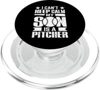 I Cant Keep Calm My Son Is A Pitcher PopSockets PopGrip for MagSafe