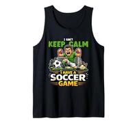 I Can't Keep Calm Soccer Game Day Player Tank Top