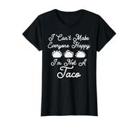 I Can't Make Everyone Happy I'm Not A Taco Value Graphic T-Shirt, Women, Black, S