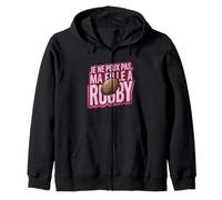 I can't, my daughter plays rugby Zip Hoodie