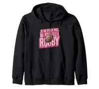 I can't, my granddaughter plays rugby Zip Hoodie