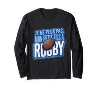 I Can't, My Grandson Plays Rugby Long Sleeve T-Shirt