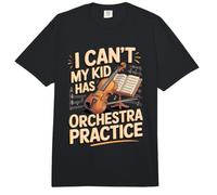 I Can't My Kid Has Orchestra Practice Violin Violinist Comfort Colors Adult Heavyweight T-Shirt