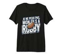 I Can't, My Son Plays Rugby Premium T-Shirt