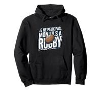 I can't, my son plays rugby Pullover Hoodie