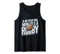 I Can't, My Son Plays Rugby Tank Top