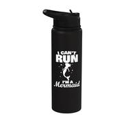 I Can't Run I'm A Mermaid Stainless Steel Insulated Water Bottle