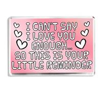 I Can't Say I Love You Enough - Fridge Magnet - Gift