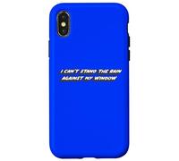 I Can't Stand The Rain Against My Window | Timeless Song Case for iPhone X/XS