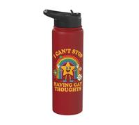 I Can't Stop Having Gay Thoughts Stainless Steel Insulated Water Bottle