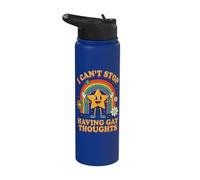 I Can't Stop Having Gay Thoughts Stainless Steel Insulated Water Bottle