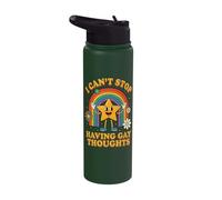 I Can't Stop Having Gay Thoughts Stainless Steel Insulated Water Bottle