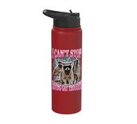 I Can't Stop Having Gay Thoughts Stainless Steel Insulated Water Bottle