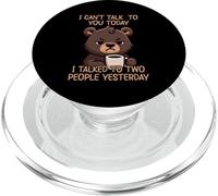 I Can't Talk To You Today I Talked To Two People Yesterday PopSockets PopGrip for MagSafe