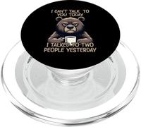 I Can't Talk To You Today I Talked To Two People Yesterday PopSockets PopGrip for MagSafe