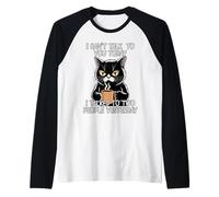 I Can't Talk to You Today I Talked to Two People Yesterday Raglan Baseball Tee