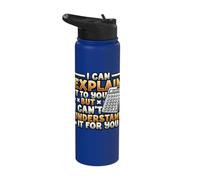 I Can't Understand It for You Funny Accountant Controller Stainless Steel Insulated Water Bottle