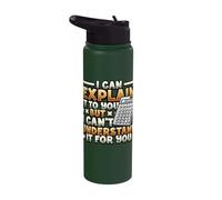 I Can't Understand It for You Funny Accountant Controller Stainless Steel Insulated Water Bottle