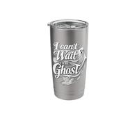 I Can't Wait to Be a Ghost Funny Stainless Steel Insulated Tumbler